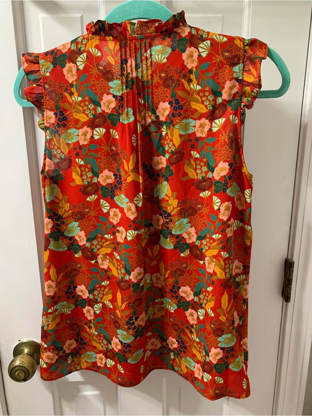 Rose & Olive Asian Floral Blouse - Picture 2 of 2